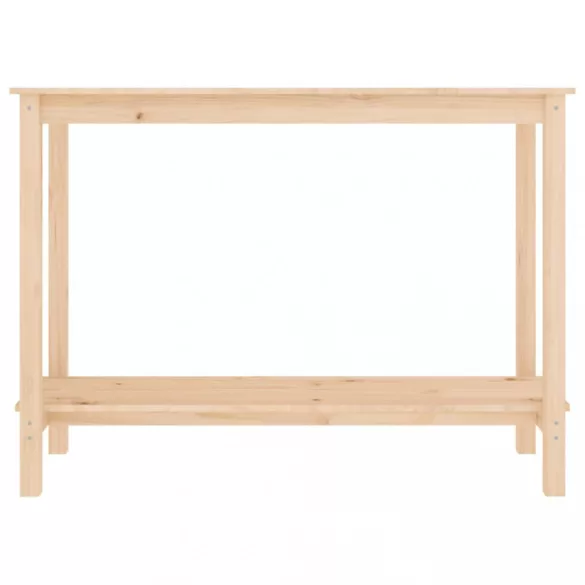 tömör fenyőfa tálalóasztal 110x40x80 cm