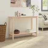 tömör fenyőfa tálalóasztal 110x40x80 cm