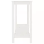 fehér tömör fenyőfa tálalóasztal 110 x 40 x 80 cm