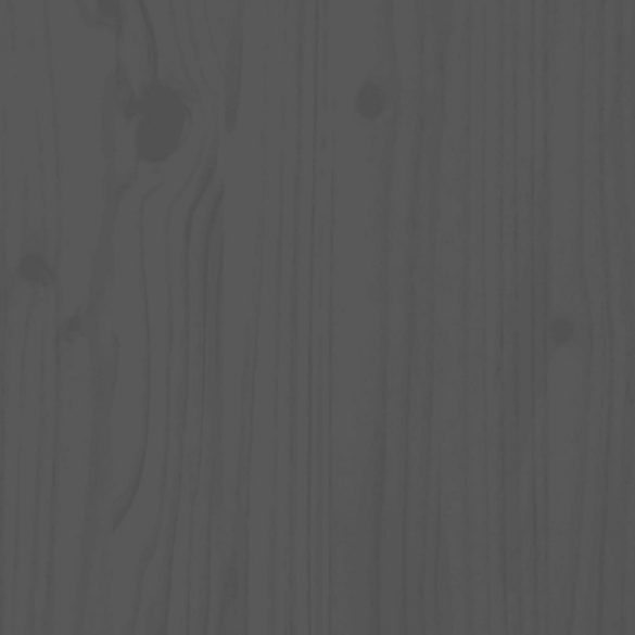 szürke tömör fenyőfa dohányzóasztal Ø 45 x 40 cm