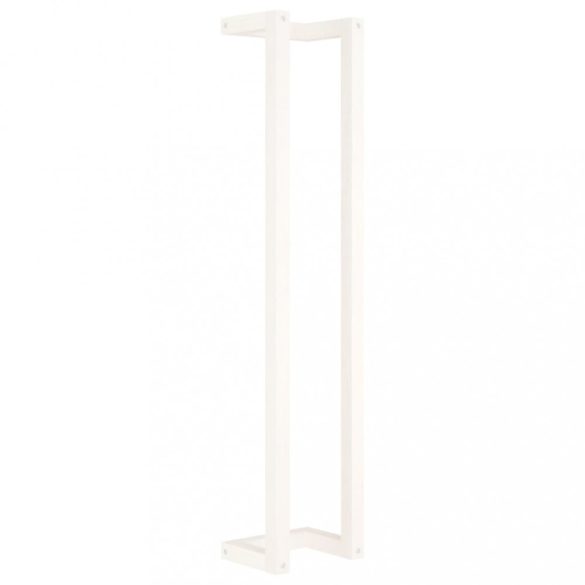 fehér tömör fenyőfa törülközőtartó 23 x 18 x 110 cm