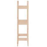 tömör fenyőfa tűzifatartó állvány 41x25x100 cm