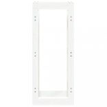 tömör fenyőfa tűzifatartó állvány fehér 41x25x100 cm