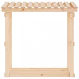   tömör fenyőfa tűzifatartó állvány 108 x 64,5 x 109 cm