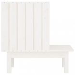 tömör fenyőfa macskaház fehér 60 x 36 x 60 cm