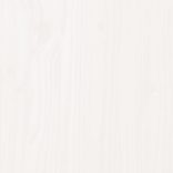 fehér tömör fenyőfa kutyaház 70 x 50 x 62 cm