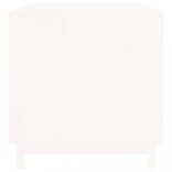 fehér tömör fenyőfa kutyaház 100 x 70 x 72 cm