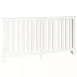 fehér tömör fenyőfa radiátorburkolat 153x19x84 cm