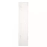 fehér tömör fenyőfa radiátorburkolat 153x19x84 cm