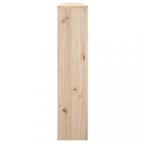 tömör fenyőfa radiátorburkolat 169x19x84 cm