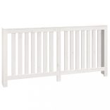 fehér tömör fenyőfa radiátorburkolat 169x19x84 cm