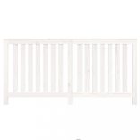 fehér tömör fenyőfa radiátorburkolat 169x19x84 cm