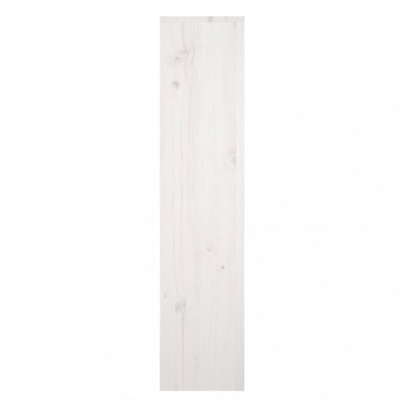 fehér tömör fenyőfa radiátorburkolat 169x19x84 cm