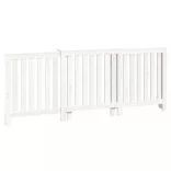 fehér tömör fenyőfa radiátorburkolat 210x21x85 cm