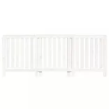 fehér tömör fenyőfa radiátorburkolat 210x21x85 cm