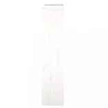 fehér tömör fenyőfa radiátorburkolat 210x21x85 cm
