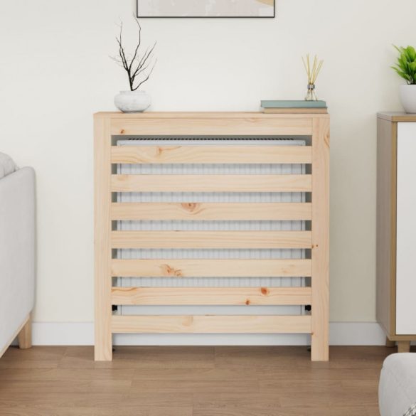 tömör fenyőfa radiátorburkolat 79,5 x 19 x 84 cm