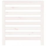 fehér tömör fenyőfa radiátorburkolat 79,5 x 19 x 84 cm