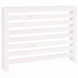 fehér tömör fenyőfa radiátorburkolat 108,5 x 19 x 84 cm