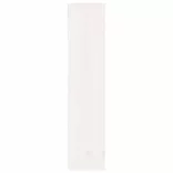 fehér tömör fenyőfa radiátorburkolat 108,5 x 19 x 84 cm