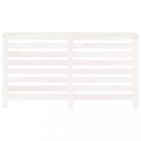 fehér tömör fenyőfa radiátorburkolat 153x19x84 cm