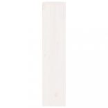 fehér tömör fenyőfa radiátorburkolat 153x19x84 cm