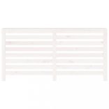 fehér tömör fenyőfa radiátorburkolat 169x19x84 cm