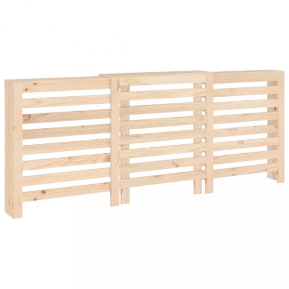 tömör fenyőfa radiátorburkolat 210x21x85 cm