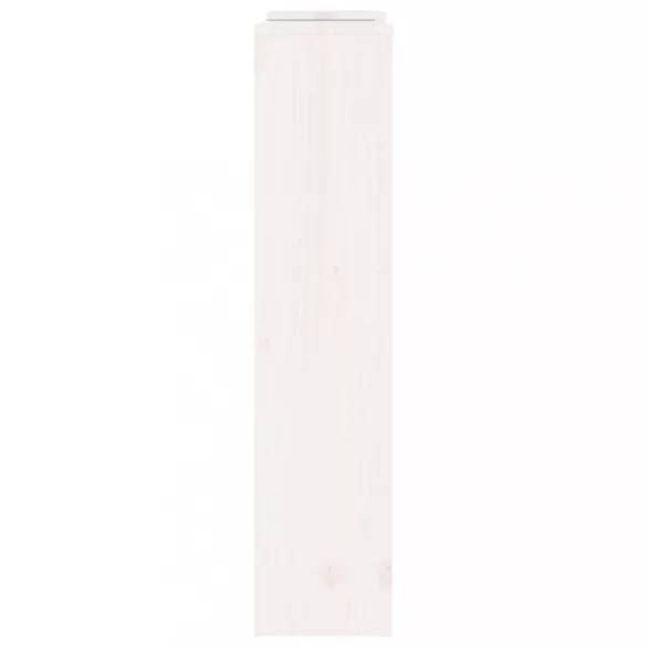 fehér tömör fenyőfa radiátorburkolat 210x21x85 cm