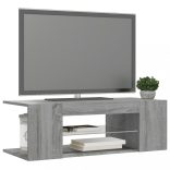 szürke sonoma színű LED-es TV-szekrény 90 x 39 x 30 cm