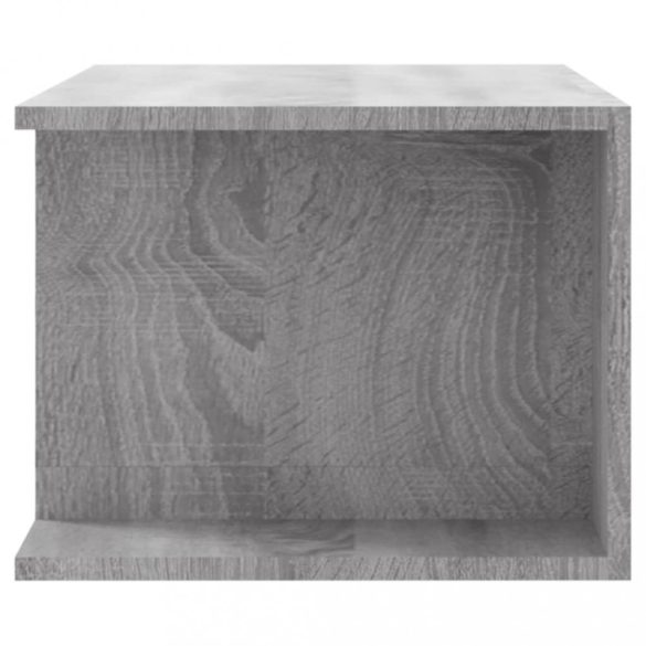 szürke sonoma színű LED-es TV-szekrény 90 x 39 x 30 cm