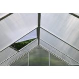 Economy üveghéz/polikarbonát melegház - 10,75 m² - alapzattal - GH005