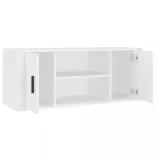 fehér szerelt fa TV-szekrény 100 x 35 x 40 cm