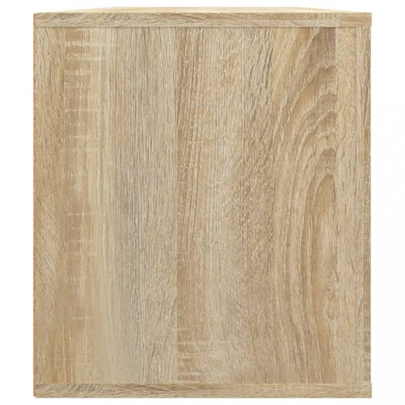 sonoma tölgyszínű szerelt fa TV-szekrény 100 x 35 x 40 cm