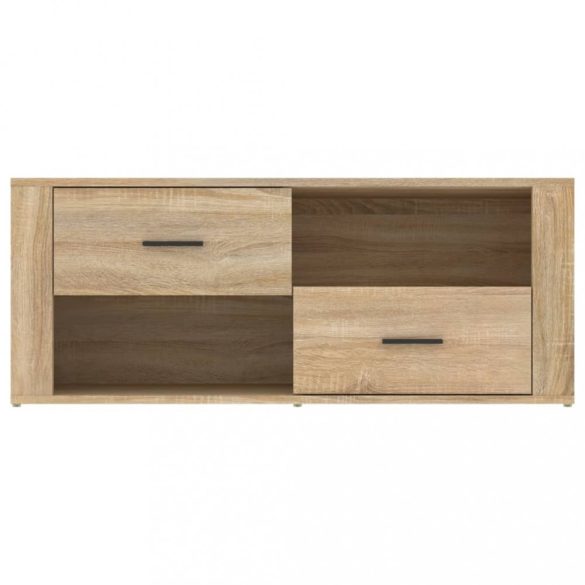 sonoma tölgyszínű szerelt fa TV-szekrény 100 x 35 x 40 cm
