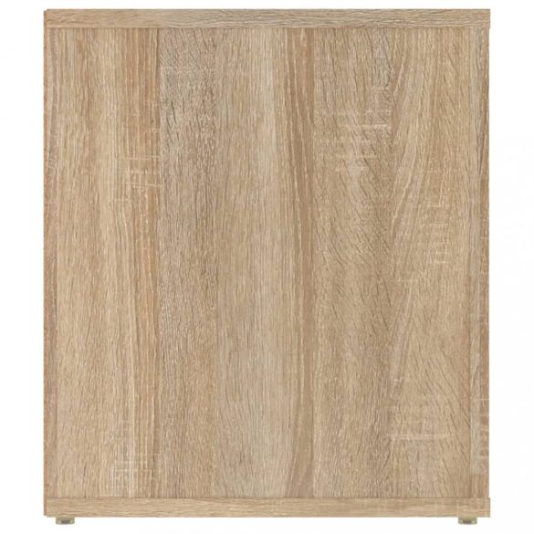 sonoma tölgyszínű szerelt fa TV-szekrény 100 x 35 x 40 cm