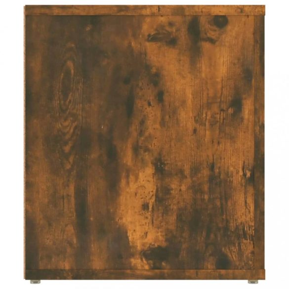 füstös tölgy színű szerelt fa TV-szekrény 100 x 35 x 40 cm