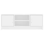 fehér szerelt fa TV-szekrény 102x30x37,5 cm