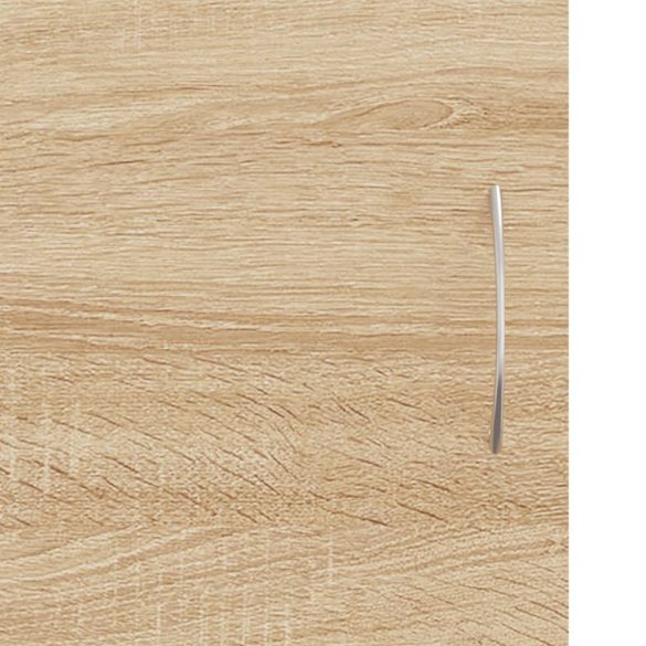 sonoma tölgy színű szerelt fa fali TV-szekrény 102x30x37,5 cm