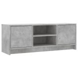betonszürke szerelt fa TV-szekrény 102x30x37,5 cm
