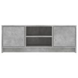 betonszürke szerelt fa TV-szekrény 102x30x37,5 cm