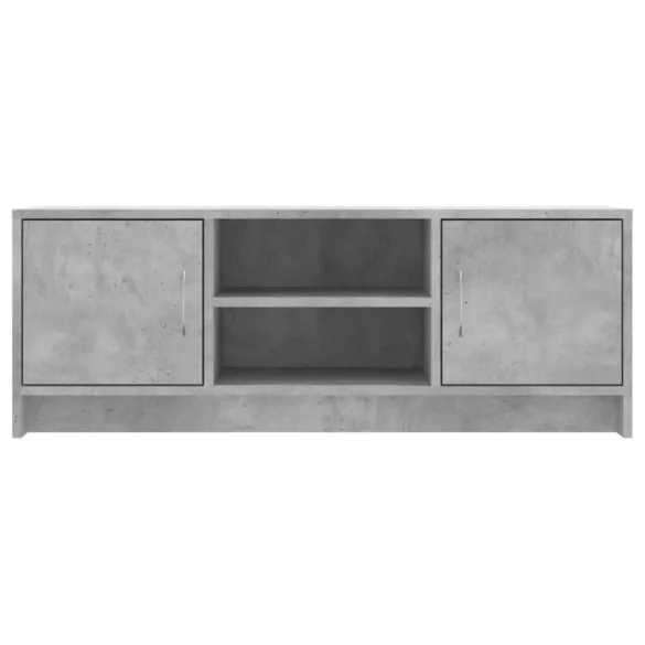 betonszürke szerelt fa TV-szekrény 102x30x37,5 cm