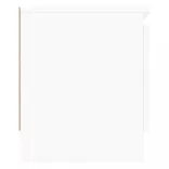 fehér TV-szekrény ajtóval 102 x 30 x 36 cm