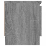 szürke sonoma színű TV-szekrény ajtóval 102 x 30 x 36 cm