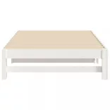 fehér tömör fenyőfa kihúzható kanapéágy 2x(100x200) cm