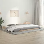 tömör fenyőfa ágykeret 200 x 200 cm