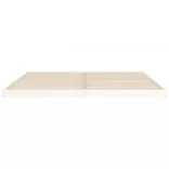 fehér tömör fenyőfa ágykeret 200 x 200 cm