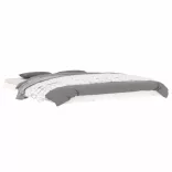 fehér tömör fenyőfa ágykeret 160 x 200 cm