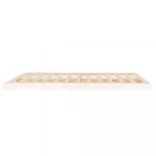 fehér tömör fenyőfa ágykeret 160 x 200 cm