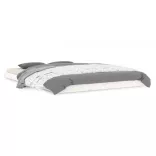 fehér tömör fenyőfa ágykeret 140 x 200 cm